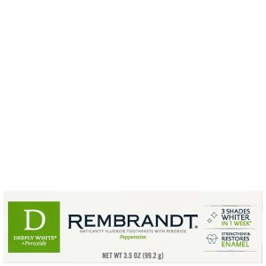 Купить зубную пасту Rembrandt Whitens Deeper & Restores Enamel Fluoride Fresh Mint Toothpaste